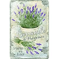 Los mejores  - Nostalgic-Art Lavande de Provence Placa Decorativa- Metal- Multicolor- 20 x 30 cm